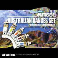 Matisse Acrylic Ranges Set 5 5x75ml
