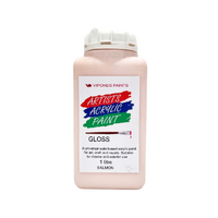 Viponds Artists Acrylic Paint 1L Salmon