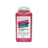 Viponds Artists Acrylic Paint 1L Scarlet