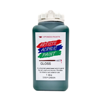 Viponds Artists Acrylic Paint 1L Deep Green
