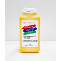 Viponds Acrylic Paint 1lt Deep Yellow