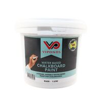 Viponds Chalkboard Paint 1lt Black