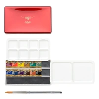 Holbein Watercolour Pan Palm Box Set 12 PN691