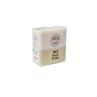 Mungyo Watercolour Half Pan 862 Pearl White 