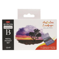 Byron Watercolour Set 12 Australian Colours CLEARANCE