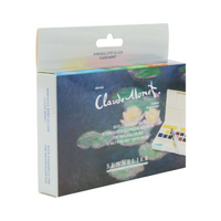 Sennelier Claude Monet Watercolour Set 12 Half Pans