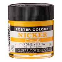 Nicker Poster Colour 40ml Chrome Yellow 