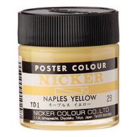 Nicker Poster Colour 40ml Naples Yellow