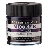 Nicker Poster Colour 40ml Prussian Blue