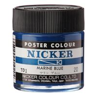Nicker Poster Colour 40ml Marine Blue