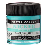 Nicker Poster Colour 40ml Compose Blue