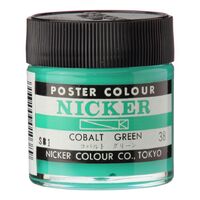 Nicker Poster Colour 40ml Cobalt Green