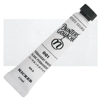 Nicker Painters Gouache 12ml Permanent White