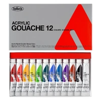 Holbein Acrylic Gouache Set 12 12ml D981
