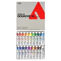 Holbein Acrylic Gouache Set 18 20ml D414