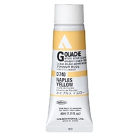 Holbein Acrylic Gouache 40ml D740 Naples Yellow
