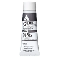 Holbein Acrylic Gouache 40ml D864 Neutral Grey 4