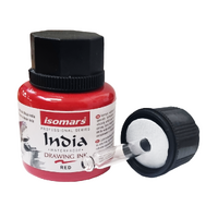 Isomars India Drawing Ink 35ml Red