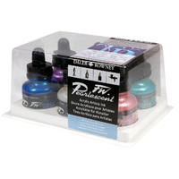 FW Pearlescent Acrylic ink Set 6 CLEARANCE