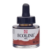 Ecoline Watercolour Ink 30ml 411 Burnt Sienna 