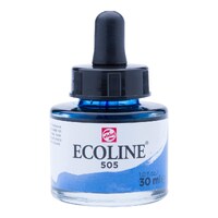Ecoline Watercolour Ink 30ml 505 Ultramarine Light