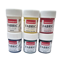 Isomars Canvaa Fabric Paint Set 6 20ml Assorted