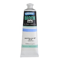 Derivan Block Ink 75ml Australian Sky Blue