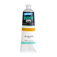 Derivan Block Ink 75ml Yellow Oxide
