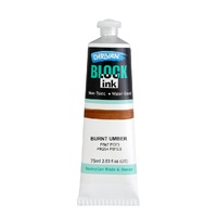 Derivan Block Ink 75ml Burnt Umber