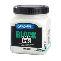 Derivan Block Ink 250ml White