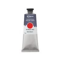 Cranfield Traditional Relief Ink 75ml Scarlet Red