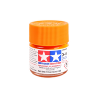 Tamiya Acrylic Paint 10ml X-6 Orange
