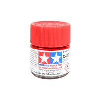 Tamiya Acrylic Paint 10ml X-27 Clear Red