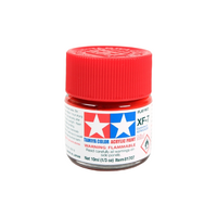 Tamiya Acrylic Paint 10ml XF-7 Flat Red