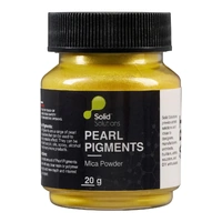 Solid Solutions Mica Powder 20g Saffron Yellow