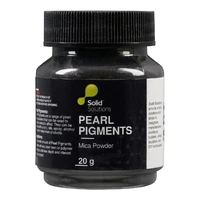 Solid Solutions Mica Powder 20g Charcoal