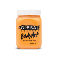 Body Art Paint 200ml Orange