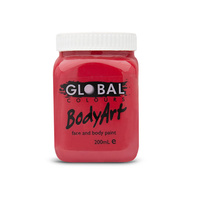 Body Art Paint 200ml Deep Red 