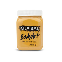 Body Art Paint 200ml Yellow Oxide