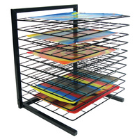 Drying Rack 10 Shelf Sliding Trays