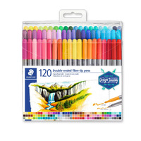 Staedtler Double Ended Fibre Tip Pen Set 120