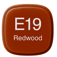 Copic Classic Marker E19 Redwood 