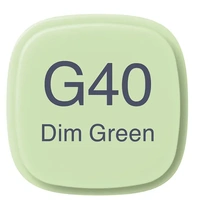 Copic Classic Marker G40 Dim Green