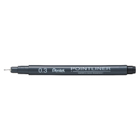 Pentel Pointliner Black 0.3mm