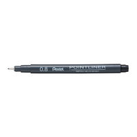 Pentel Pointliner Black 0.8mm