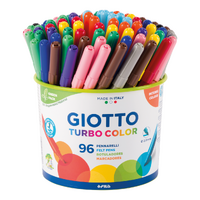 Giotto Turbo Marker Set 96 Assorted Colours