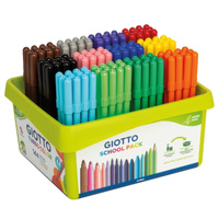 Giotto Turbo Marker Set 144 School Pack Assorted Colours