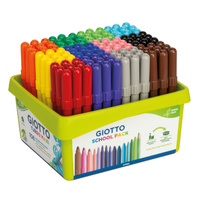 Giotto Turbo Maxi Marker Set 108 School Pack Assorted