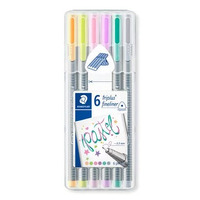 Staedtler Triplus Fineliner Set 6 Pastels 