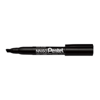 Pentel NN60 Permanent Marker Chisel Tip Black